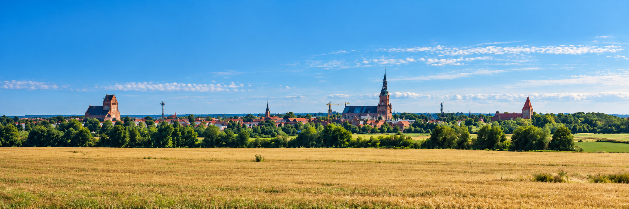 Panorama von Greifswald